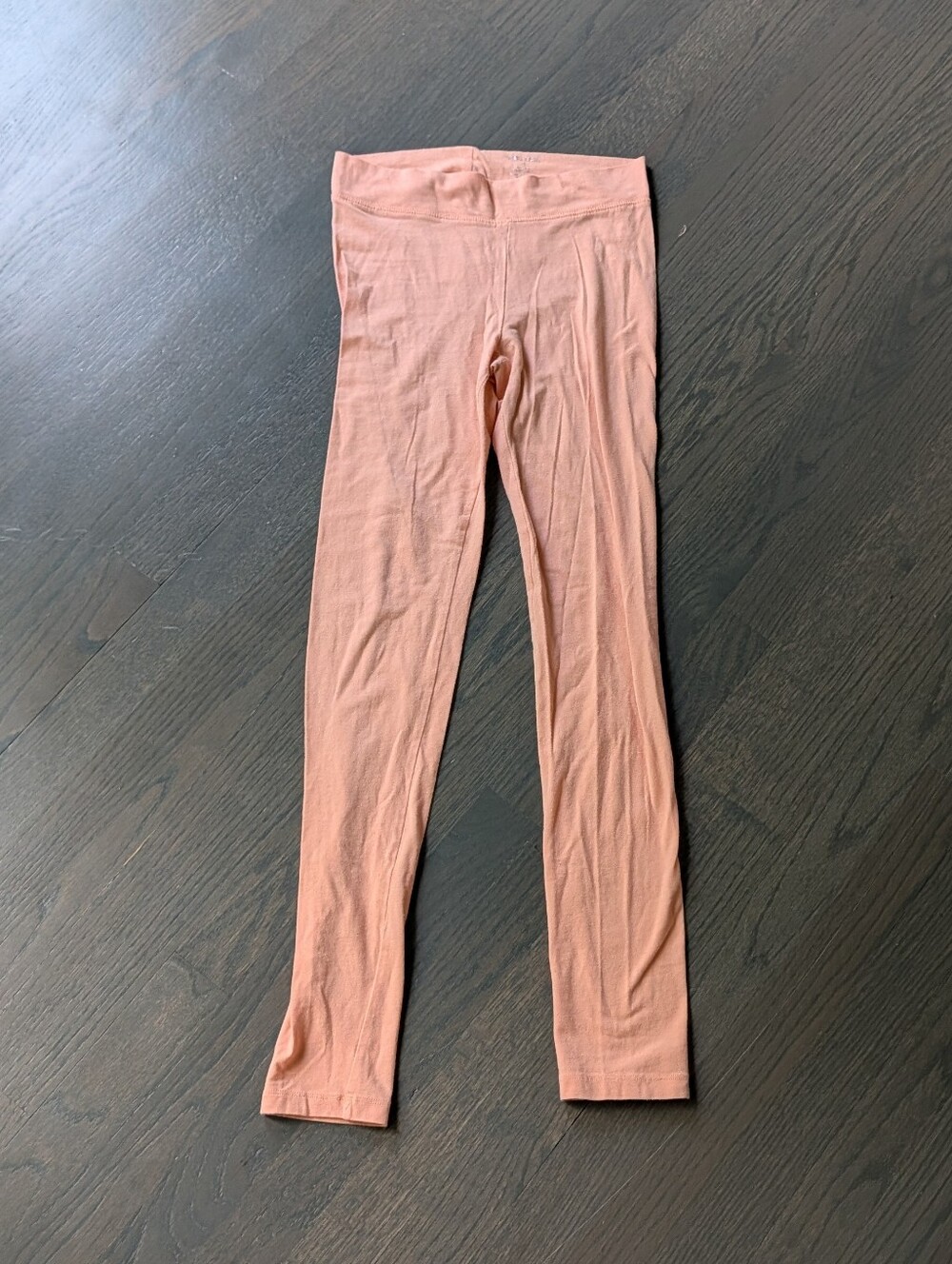 Wet Seal Peach Coral Stretch Cotton Leggings Size Medium M Juniors